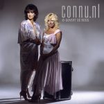 25-04-1984 Bonnie St. Clair and Jose Hoebee at studio in Amsterdam. Photo: Govert de Roos/Connu